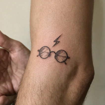 Tatuagem fineline feita por aluna formada no Fineline Academy